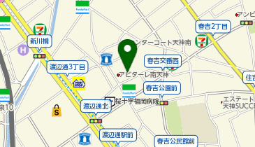 ドーミー天神南の地図画像