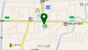 ドーミー京都山科の地図画像