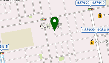 吉田学園学生会館 新道東の地図画像