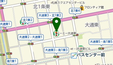 ドーミー大通東(おおどおりひがし)の地図画像