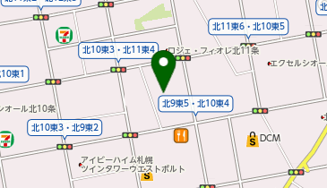 ドミール北10条の地図画像