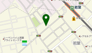 ドーミー若葉の地図画像