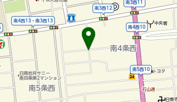 ドーミー札幌西11丁目の地図画像