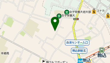 法政大学 駒込寮の地図画像