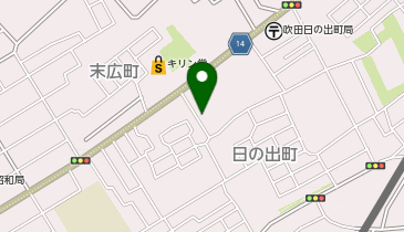 ドーミー吹田日の出の地図画像