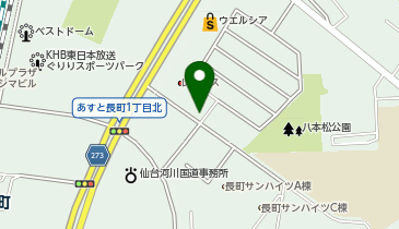 ドーミーあすと長町の地図画像