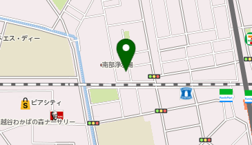 ドーミー南越谷(みなみこしがや)の地図画像