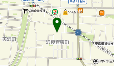 エイジフリーハウス茨木沢良宜の地図画像