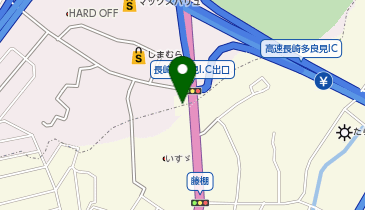 パナソニック ショウルーム 長崎の地図画像