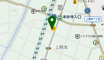 パナソニック エイジフリーケアセンター上熊本の地図画像