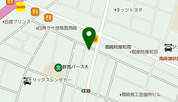 パナソニック ショウルーム 高崎の地図画像