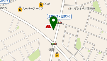 パナソニック エイジフリーケアセンター札幌清田の地図画像