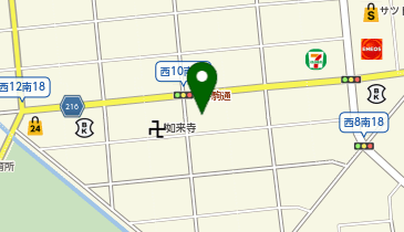 パナソニック ショウルーム 帯広の地図画像