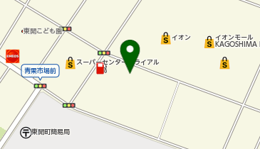 パナソニック ショウルーム 鹿児島の地図画像