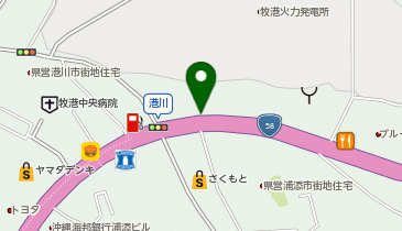 パナソニック ショウルーム 沖縄の地図画像