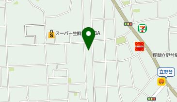 ソーシャルインクルーホーム座間立野台の地図画像