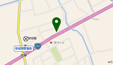 ソーシャルインクルーホーム新城城北の地図画像