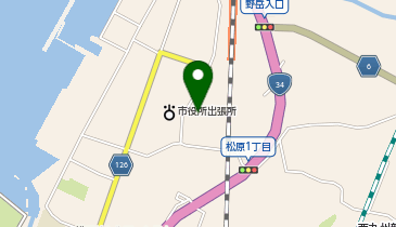 ソーシャルインクルーホーム大村松原本町の地図画像