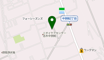 ソーシャルインクルーホーム志木中宗岡の地図画像