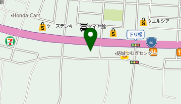 ソーシャルインクルーホーム結城下り松の地図画像