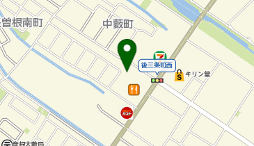 ソーシャルインクルーホーム彦根中薮町の地図画像