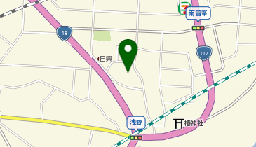 ソーシャルインクルーホーム長野豊野町の地図画像
