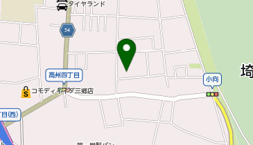 ソーシャルインクルーホーム三郷東町の地図画像