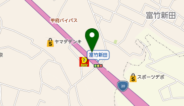 ネクステージ 甲府昭和インター店の地図画像