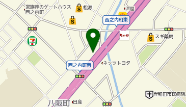 ネクステージ 26号岸和田店の地図画像