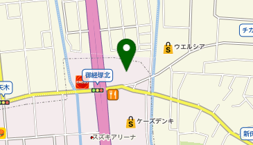 SUV LAND 金沢の地図画像