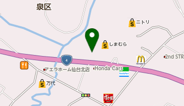 ネクステージ 仙台泉店の地図画像