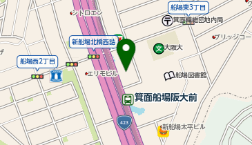 SUV LAND 箕面の地図画像