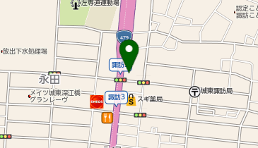 フォルクスワーゲン 大阪城東の地図画像