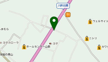 ネクステージ 石岡店の地図画像