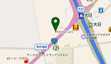 ネクステージ 守口大日店の地図画像