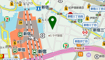 MEN'S TBC 新宿東口駅前店の地図画像