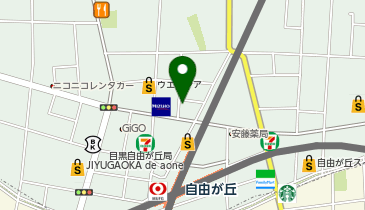 エステティックTBC 自由が丘店(※9/17 移転オープン)の地図画像