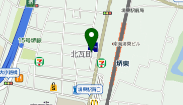 エステティックTBC 堺東駅前店の地図画像