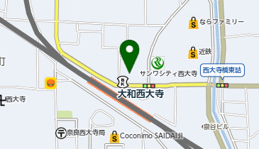 エステティックTBC サンワシティ奈良西大寺店の地図画像