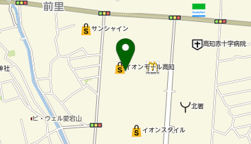 エステティックTBC イオンモール高知店の地図画像