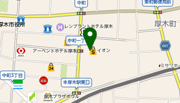 エステティックTBC ガーデンシティ厚木店(イオン厚木)の地図画像