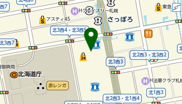 エステティックTBC 札幌駅前店の地図画像