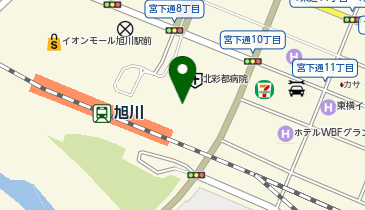 エステティックTBC 旭川駅前店の地図画像