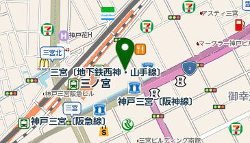 エステティックTBC ミント神戸三宮店の地図画像