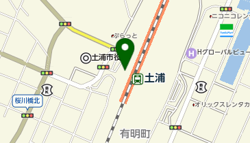 エステティックTBC プレイアトレ土浦店の地図画像