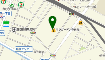 エステティックTBC ララガーデン春日部店の地図画像