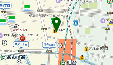 エステティックTBC 仙台マークワン店の地図画像