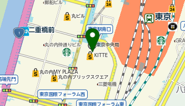 MEN'S TBC KITTE丸の内店の地図画像