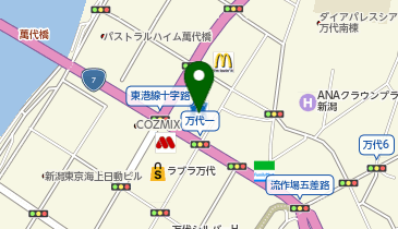 MEN'S TBC 新潟店の地図画像