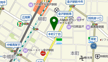 エステティックTBC 金沢ヴィサージュ店の地図画像